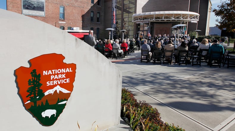 The Dayton Aviation Heritage National Historical Park observed its 20th anniversary on Tuesday, October 16, 2012 with a special program at the Wright-Dunbar Interpretive Center. Oct. 16, 1992 was the day President George H. W. Bush signed into law the act establishing the park. It signaled official national recognition of the significance of Dayton’s historical aviation sites and marked a turning point in Dayton’s efforts to reclaim the legacy of the Wright brothers and recognize African American poet Paul Laurence Dunbar. FILE