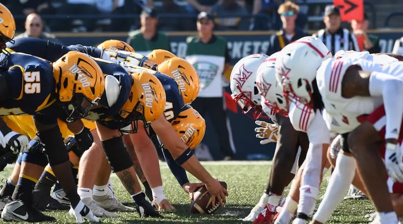 The Miami RedHawks dropped a 30-20 decision to Toledo last Saturday in the Mid-American Conference opener for both teams. Miami Athletics photo