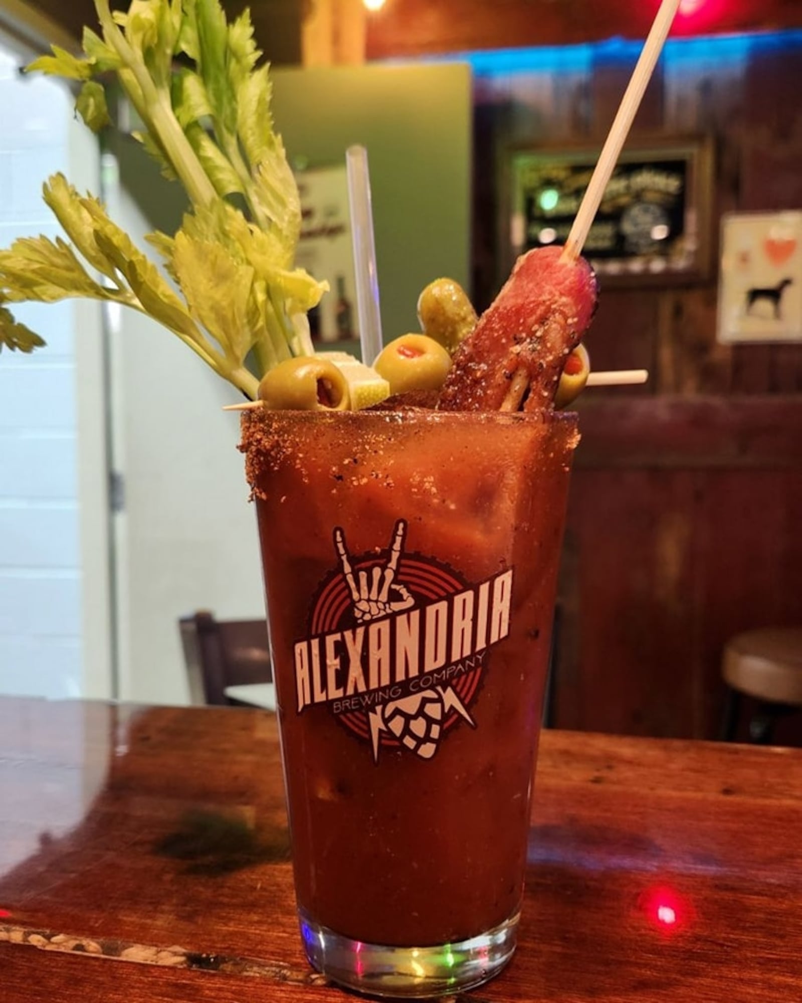 Alexandria Brewing Company is opening an outpost in West Chester Twp. in the former Dogberry Brewing space. Pictured here is its Bloody Mary drink. CONTRIBUTED