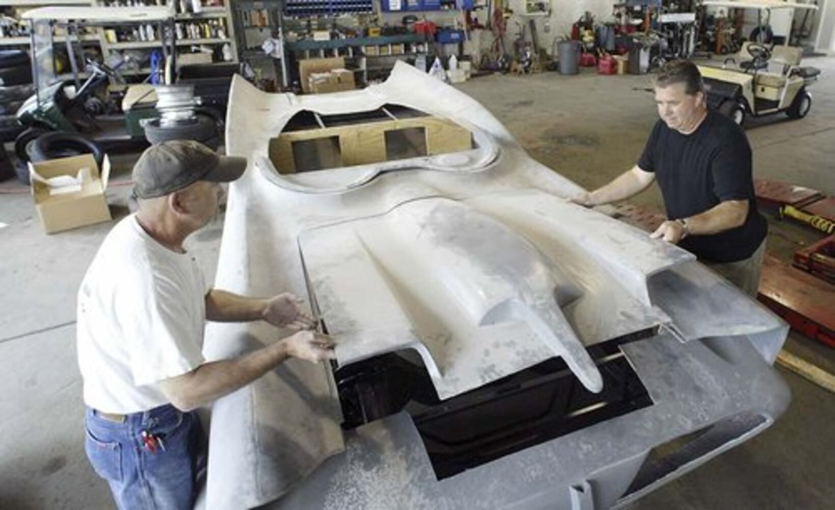 Local builds Batmobile replicas