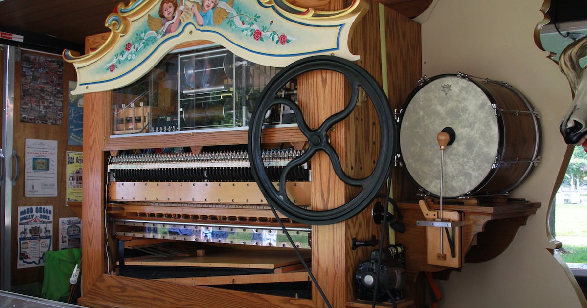 Tonya, the organ-grinding monkey, once played in downtown Dayton