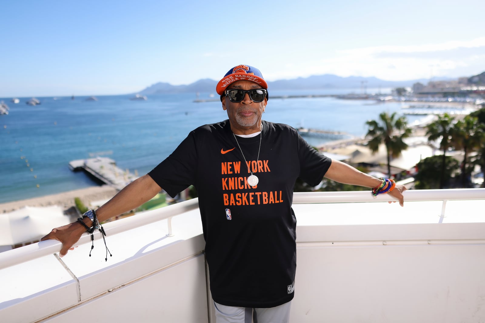 Director Spike Lee poses for a portrait photograph for the film 'Highest 2 Lowest' at the 78th international film festival, Cannes, southern France, Tuesday, May 20, 2025. (Photo by Joel C Ryan/Invision/AP)
