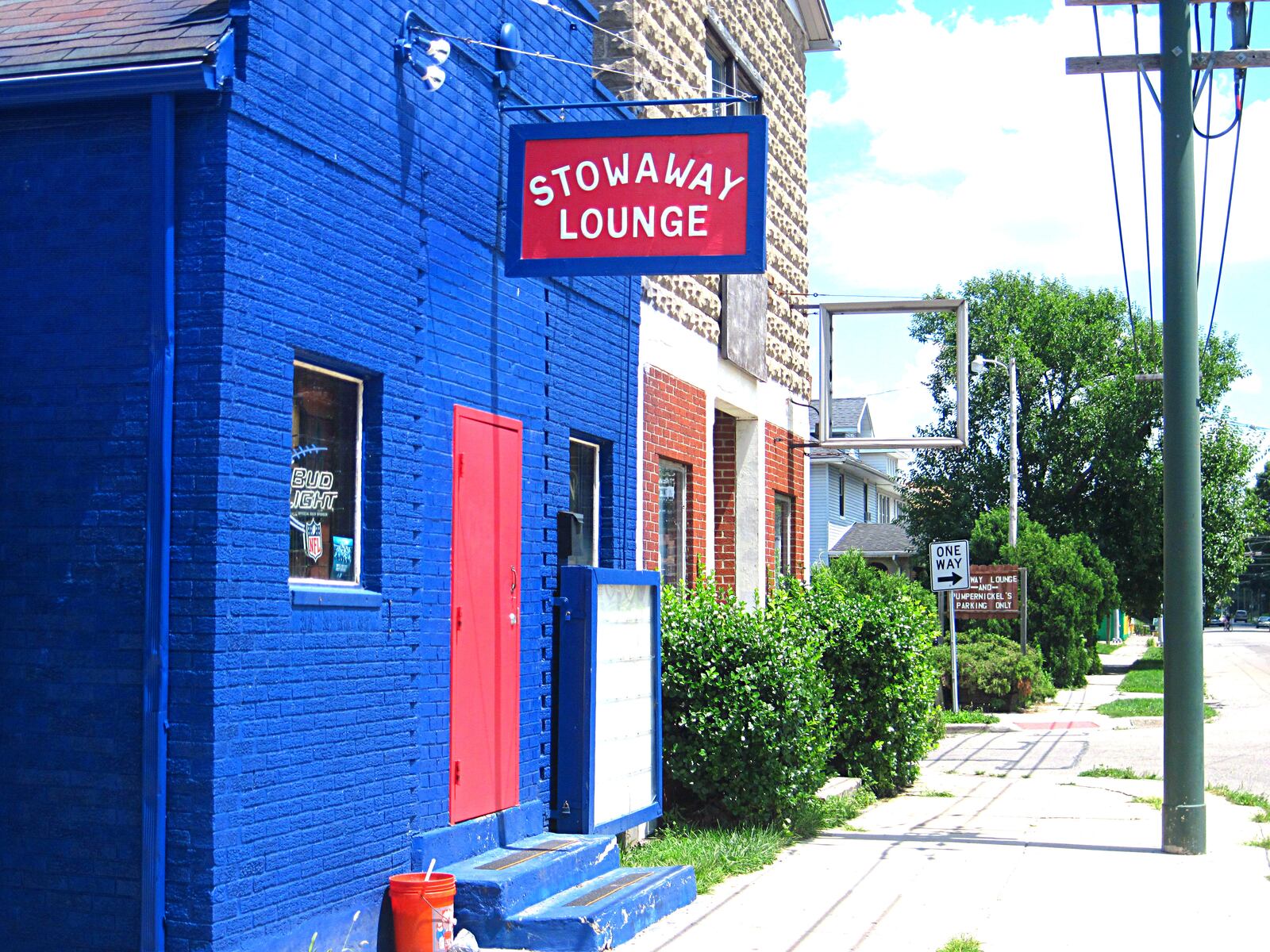 Stowaway Lounge, 2820 Wayne Ave., is a neighborhood watering hole in the Walnut Hills Neighborhood where everyone in the bar will know you name. Walnut Hills sits on about 250 acres of Dayton land running the length of Wayne and Wyoming Avenues up to Watervliet Avenue and Pursell Avenue. VIVIENNE MACHI / STAFF
