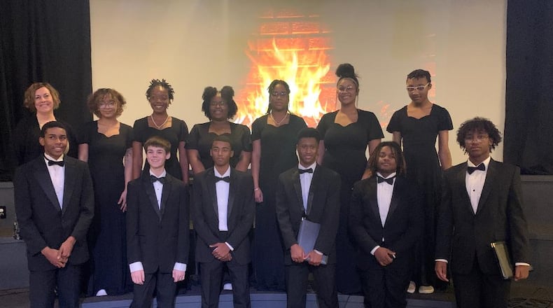 The Chamber Choir of Stivers School for the Arts under the direction of Paula Powell. CONTRIBUTED