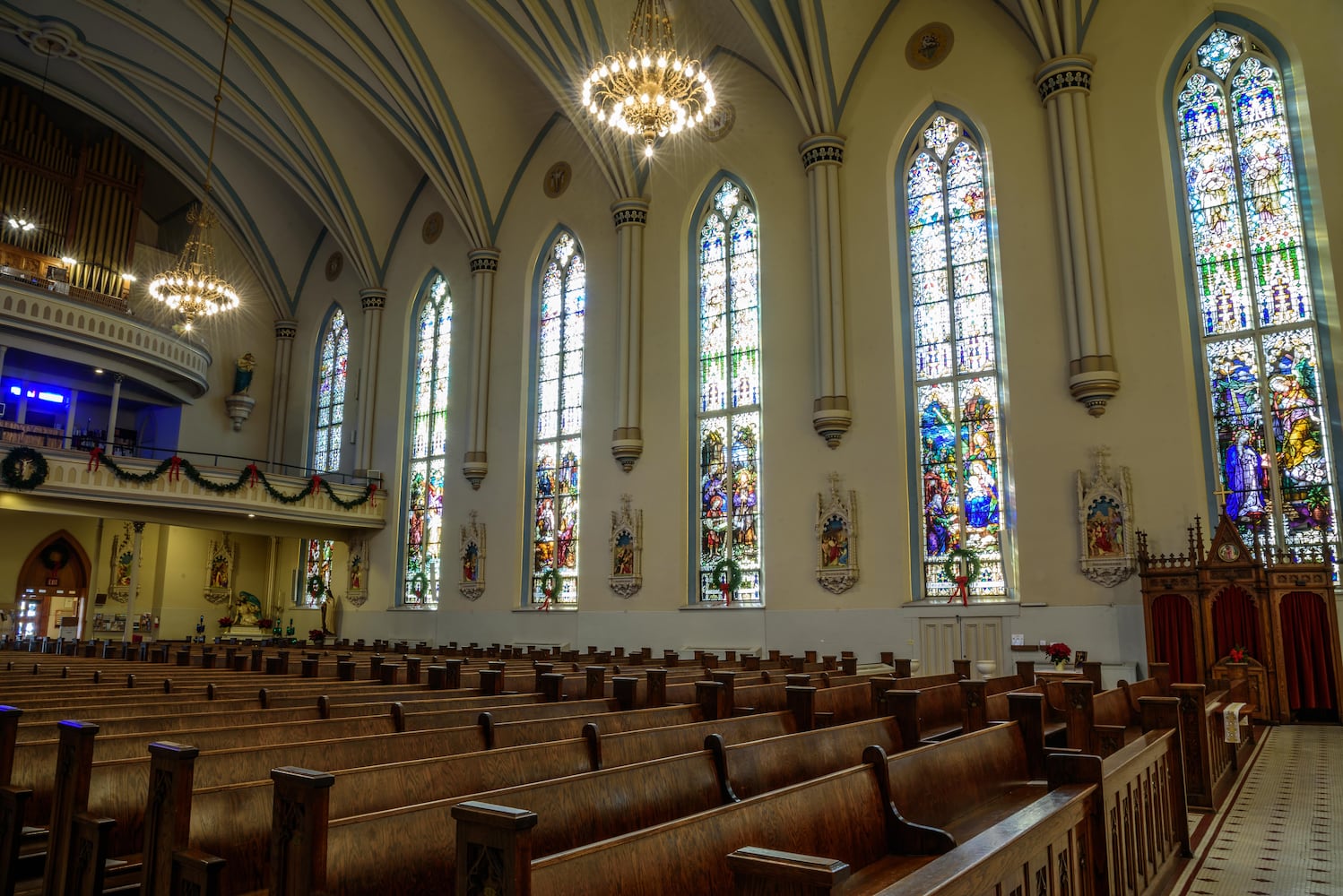 PHOTOS: See the oldest Catholic parish in Dayton decorated for Christmas