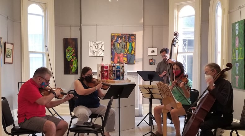 COCOA Music, Composers of Ohio Collaborative Organization for Acoustic Music, presents a chamber music concert with pieces by Christian Berg, Gwen Brubaker, Franklin Cox and other area composers at Dayton Society of Artists on Sunday, Sept. 11.