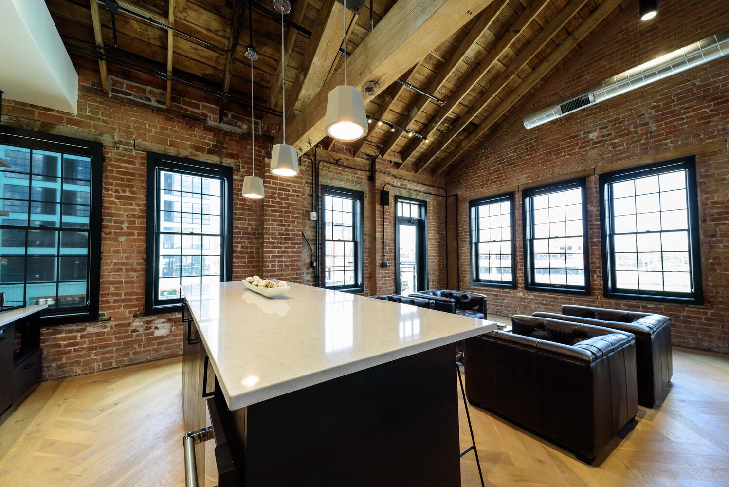 PHOTOS: A look inside the completed Brackett Builders headquarters at Madison on First in downtown Dayton