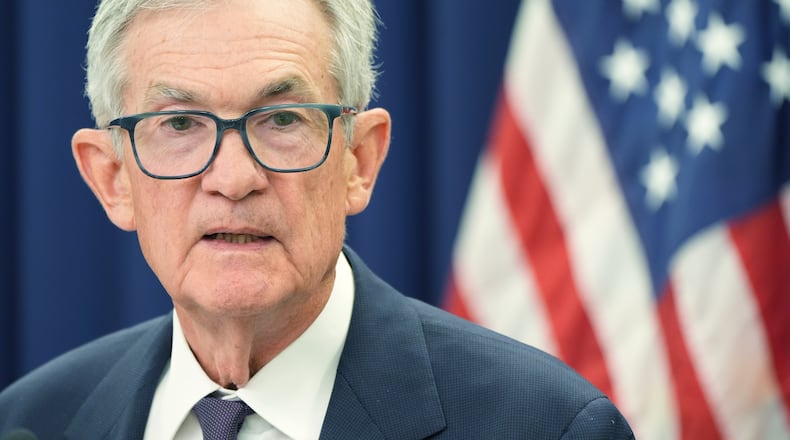 Federal Reserve Chair Jerome Powell speaks during a news conference after a Federal Open Market Committee meeting, Wednesday, Jan. 28, 2026, at the Federal Reserve Board Building in Washington. (AP Photo/Jacquelyn Martin)
