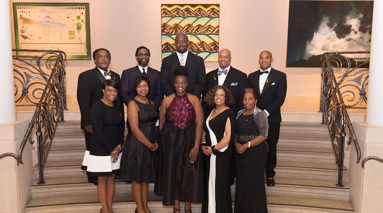 The Advisory Board of the African-American Community Fund at the group’s 25th Silver Anniversary Gala earlier this month. CONTRIBUTED