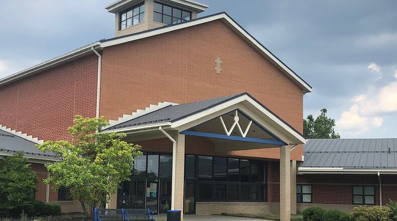 Wogaman Middle School at the corner of Germantown Street and McArthur Avenue in Dayton.