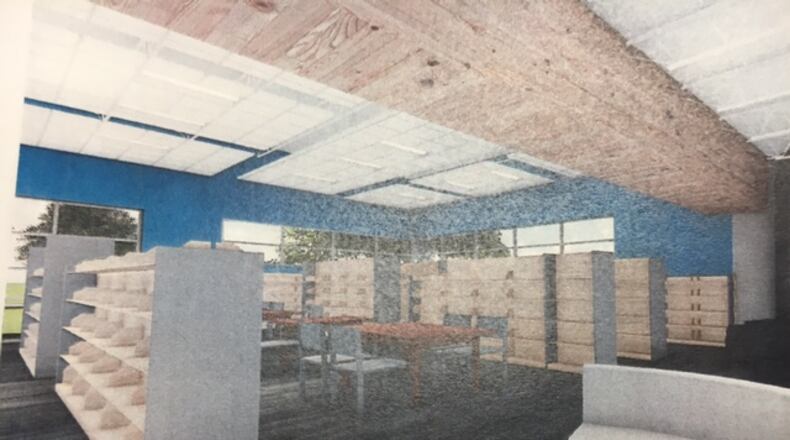 Plans for the expansion of the West Carrollton branch of the Dayton Metro Library call for the site to expand by 5,000 square feet. CONTRIBUTED