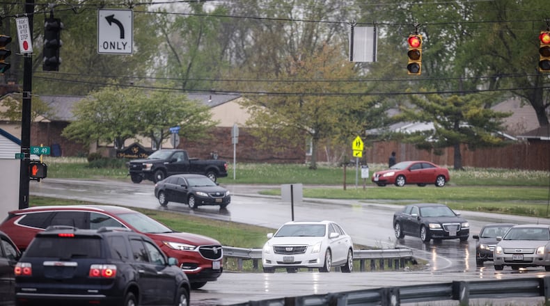 The city of Trotwood acquired grant money to upgrade the intersection of Olive Rd. and SR 49. Jim Noelker/Staff