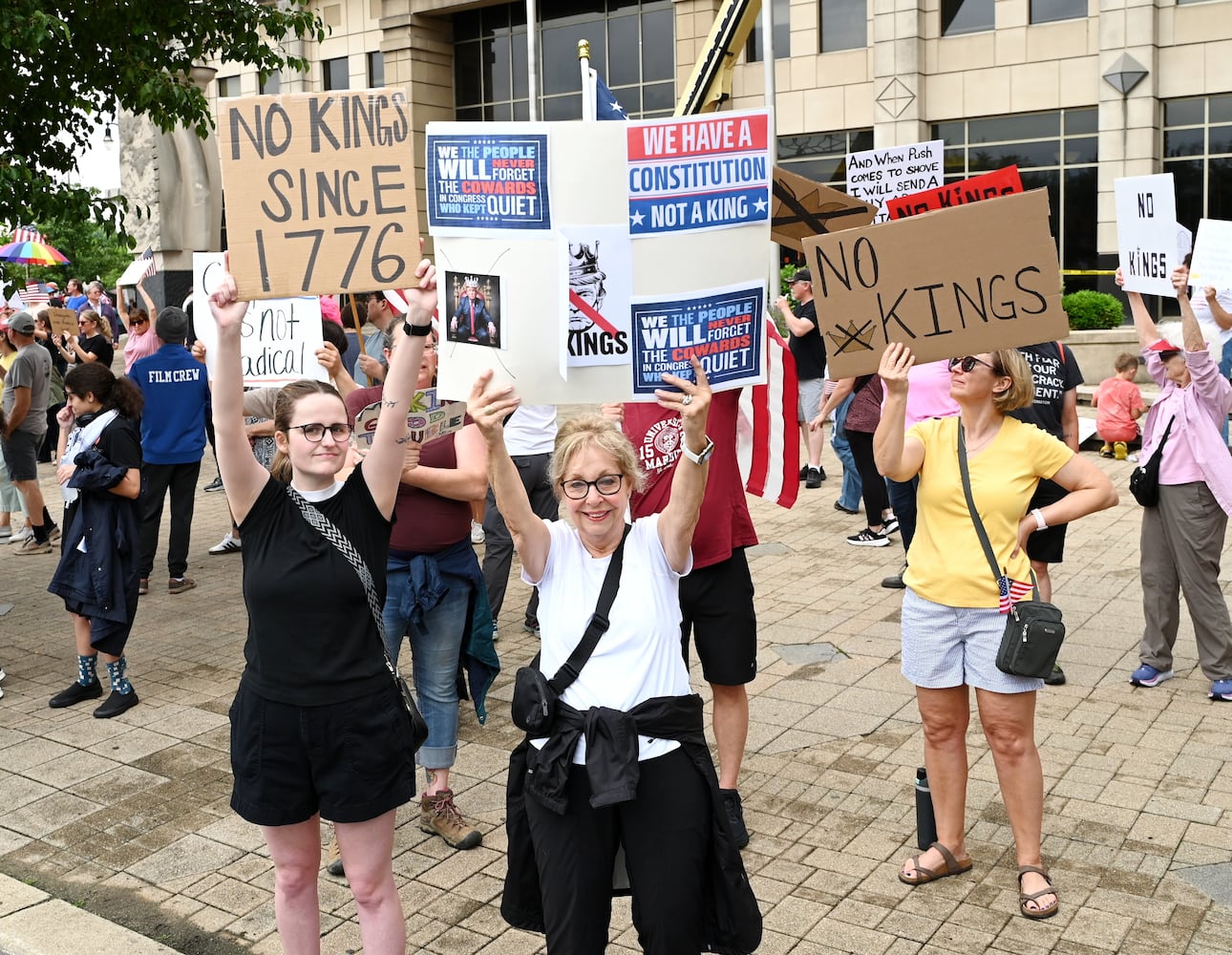 No Kings protest Hamilton