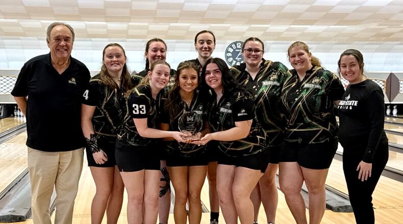 The Wright State women's NCAA bowling team placed second in the 15-team Saints Invitational - CONTRIBUTED