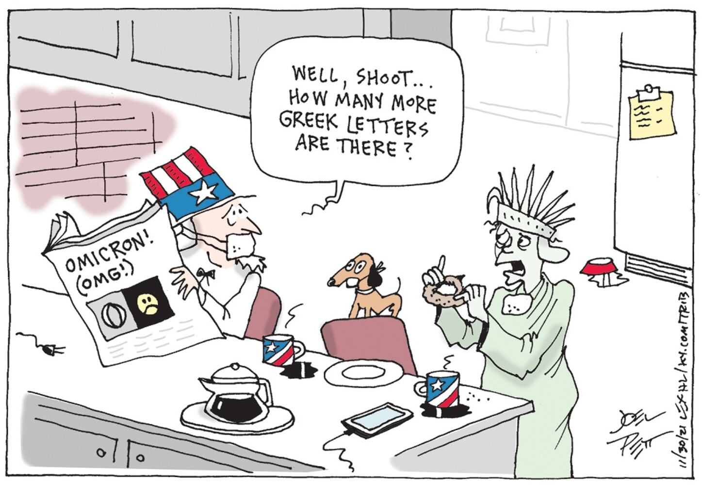 WEEK IN CARTOONS: Omicron, abortion laws and more