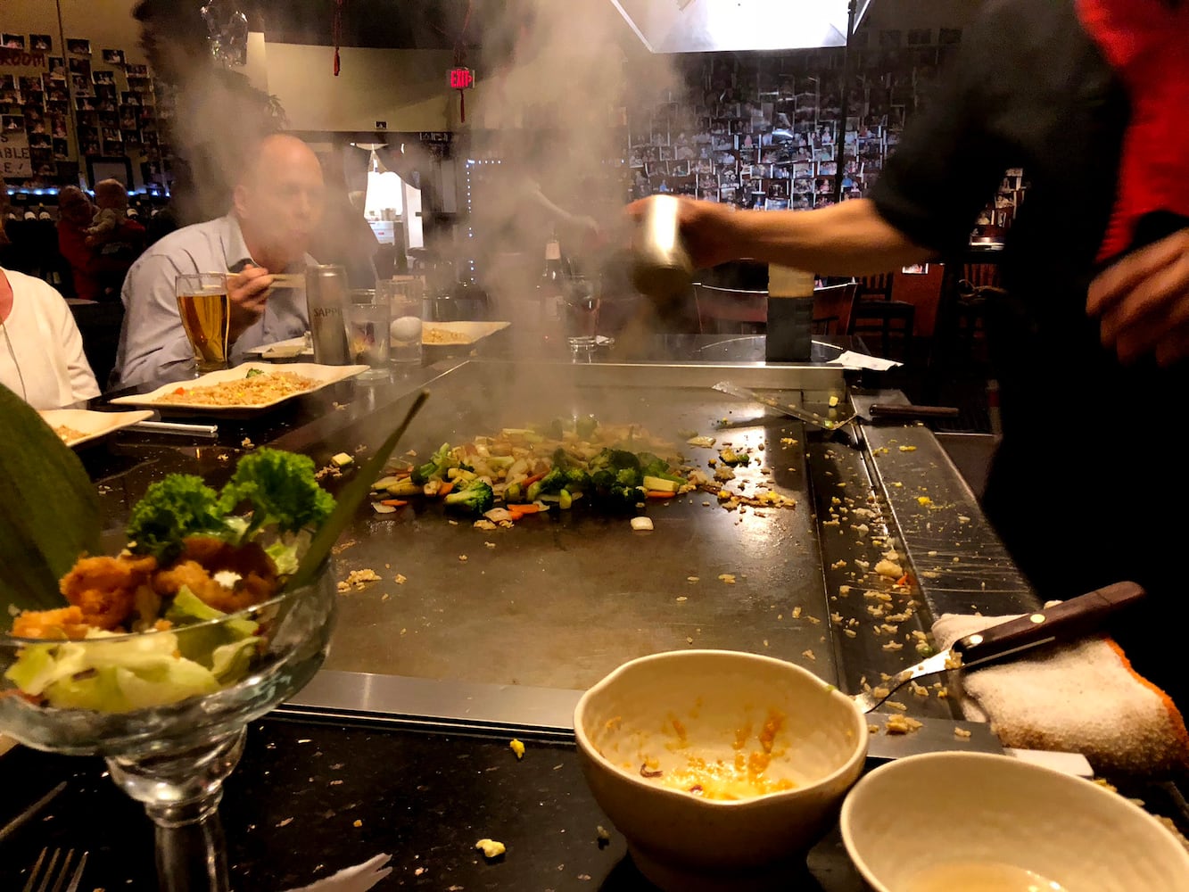 FLAME ON! Photos of dinner at Osaka Japanese Steakhouse