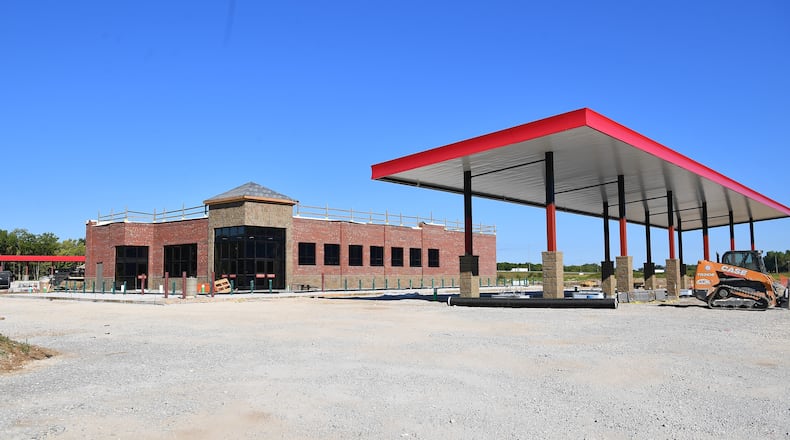 A Sheetz gas station and convenience store was under construction at Exit 78 off I-75, between Troy and Piqua in early September 2024. CONTRIBUTED PHOTO
