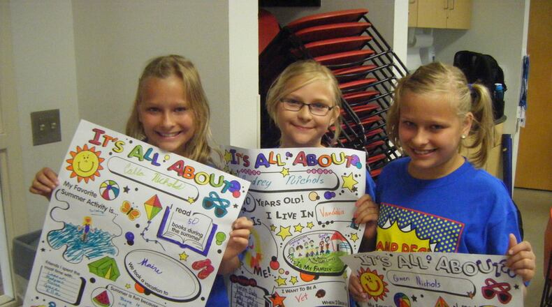 Children participating in the Vandalia Rec Center’s Camp Rec Program. CONTRIBUTED.