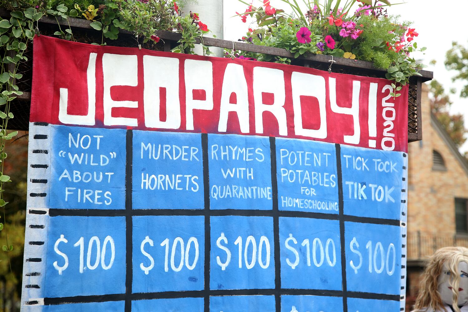 PHOTOS: ‘I’ll take murder hornets for $200 Alex,’ Oakwood’s Scarecrow Row displays creative Halloween fun