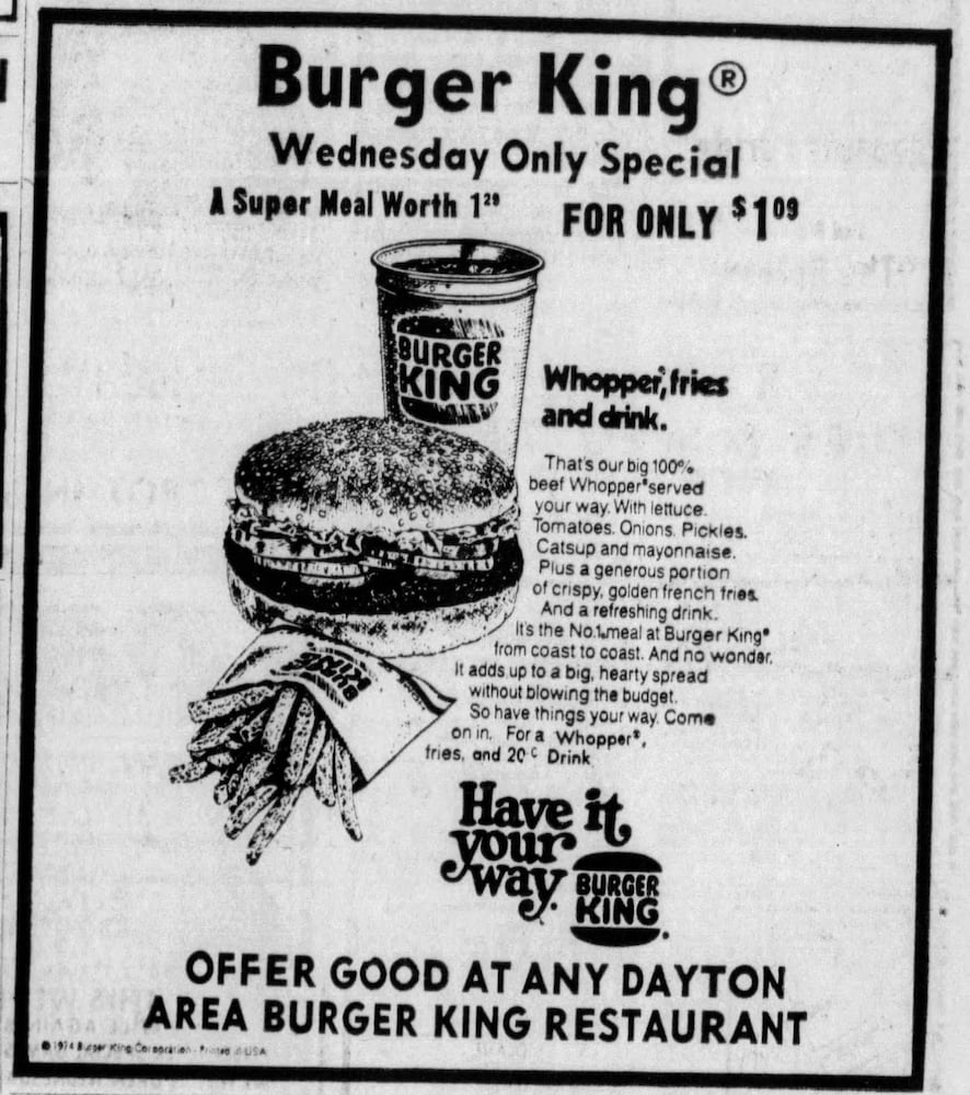 Vintage Restaurant advertising DDN