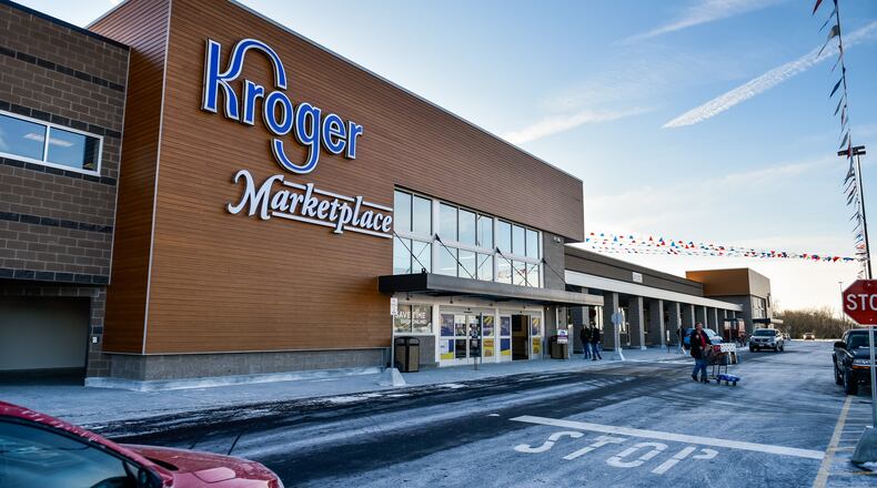 A new Kroger Marketplace off Ohio 741 in Moraine is expected to open soon, possibly by the end of February, city records show. FILE