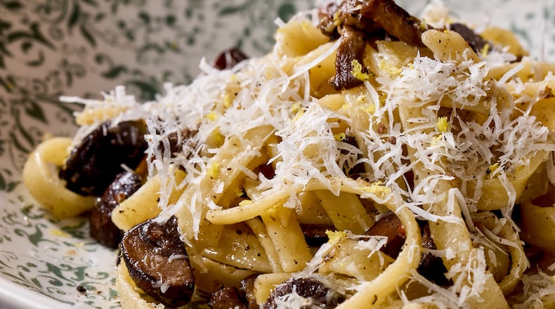 Tagliatelle Cacio e Pepe from Bistecca Italian Steakhouse in Dayton’s Theater District (BISTECCA ITALIAN STEAKHOUSE).