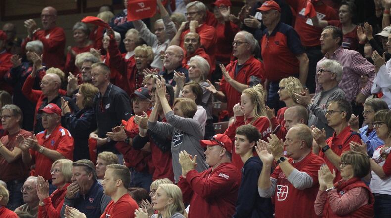 Dayton against Hofstra on Thursday, Nov. 16, 2017, at TD Arena in Charleston, S.C.