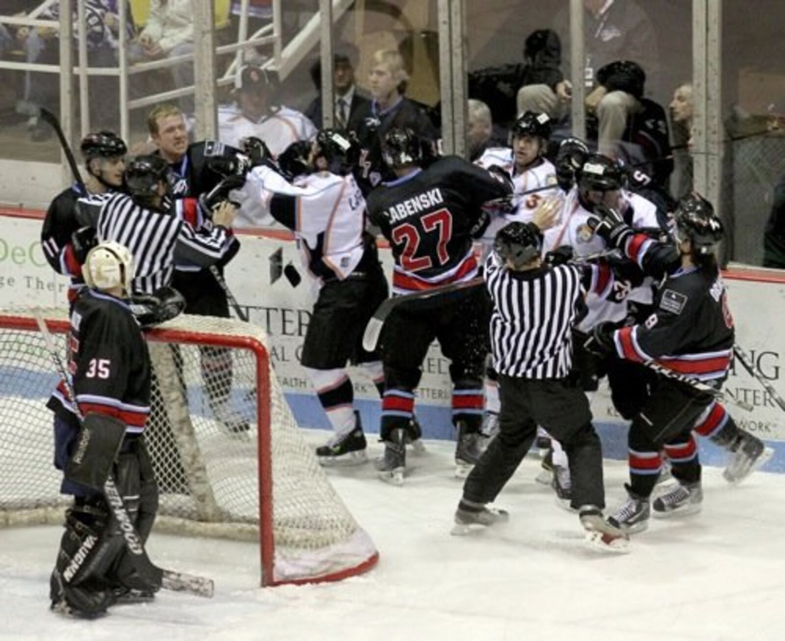 The Dayton Gems defeated the Missouri Mavericks 2-1 at Hara Arena Monday, Jan. 17, 2011.