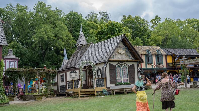 The 33rd Annual Ohio Renaissance Festival runs through Oct. 30 at Renaissance Park in Harveysburg in Warren County. TOM GILLIAM / CONTRIBUTING PHOTOGRAPHER