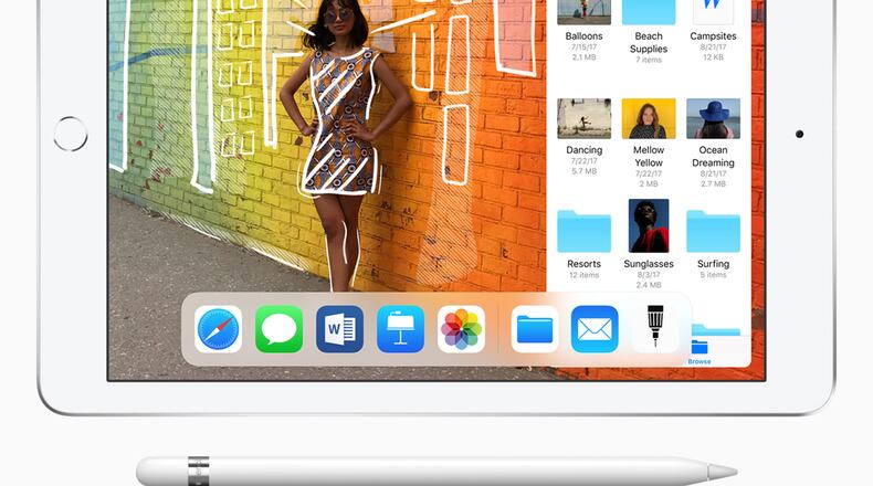 The 9.7-inch iPad and Apple Pencil. (Apple)