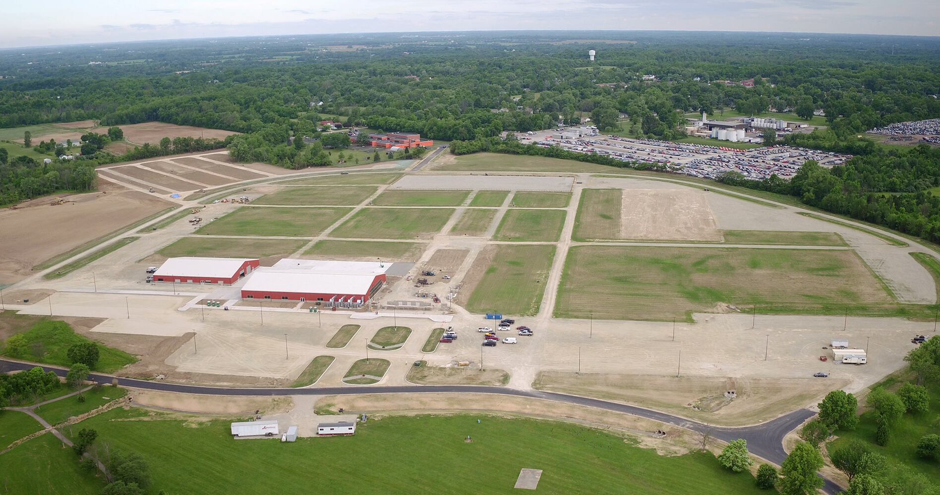 Aerial View: New Montgomery County Fairgrounds