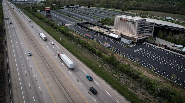 In the past three years, at least six major projects have been proposed for the section of Executive Boulevard near the Rose Music Center that spans from the intersection of Brandt Pike west toward the industrial-commercial district just northeast of I-70.JIM NOELKER/STAFF