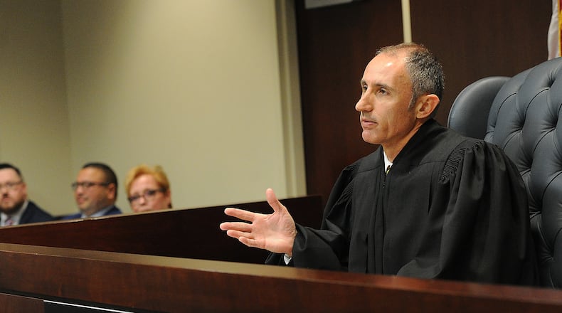 Judge David D. Brannon pictured on Nov. 18, 2022 at the Montgomery County Probate Court. Brannon, along with Magistrate Brittany Doggett, have been working on establishing local rules pertaining to the civil commitment procedures to increase transparency and accountability on the process. MARSHALL GORBY\STAFF