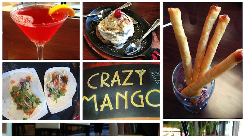 The Crazy Mango at The Greene featured items such as the The Mango Martini, Chocolate Chip Cookie in a Skillet, Burmese Roasted Garlic & Chives Sticks, Korean tacos, stone-fired Crazy Mango Pie and The Mango Cocktail.