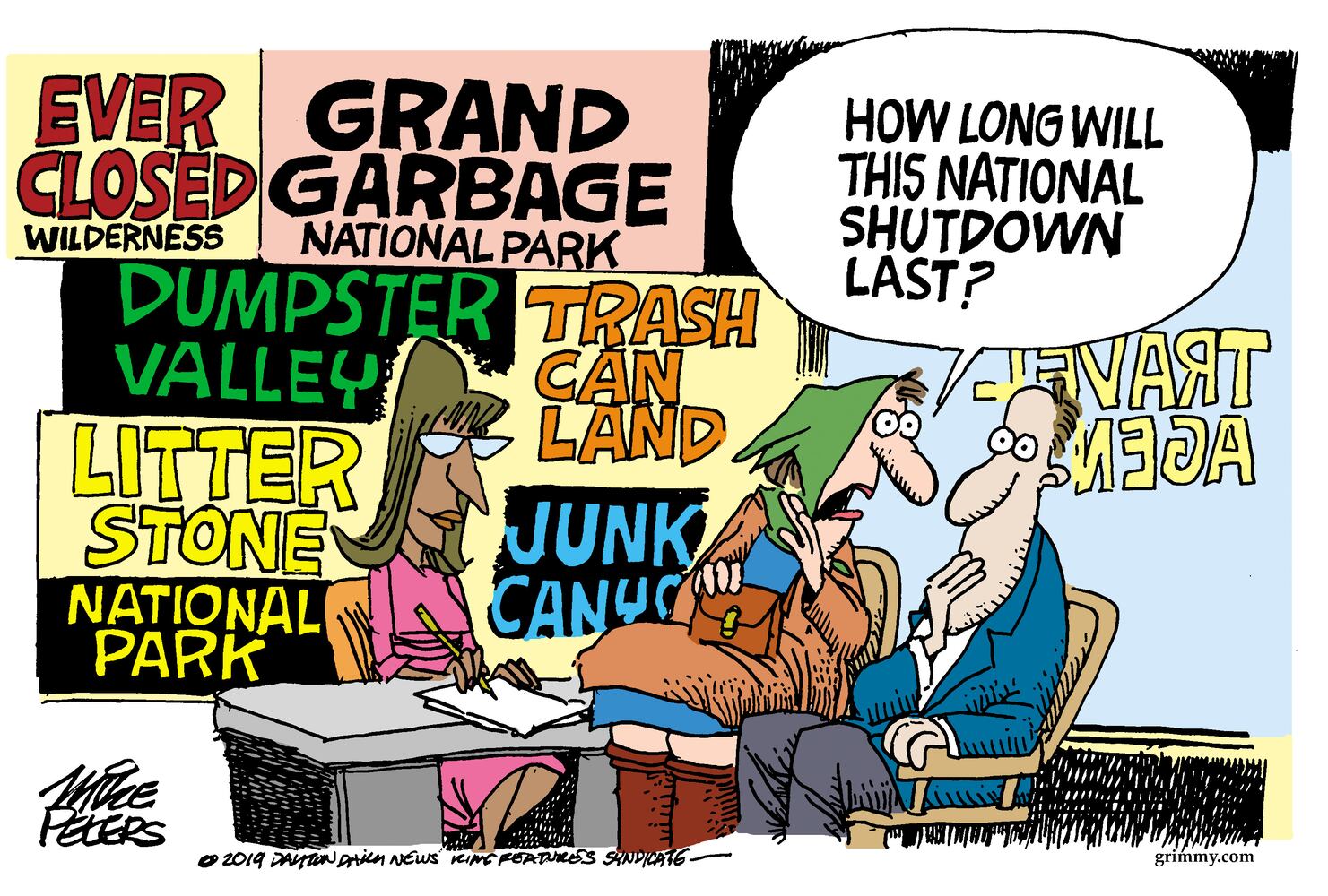 2019: The best of Pulitzer Prize winner Mike Peters political cartoons