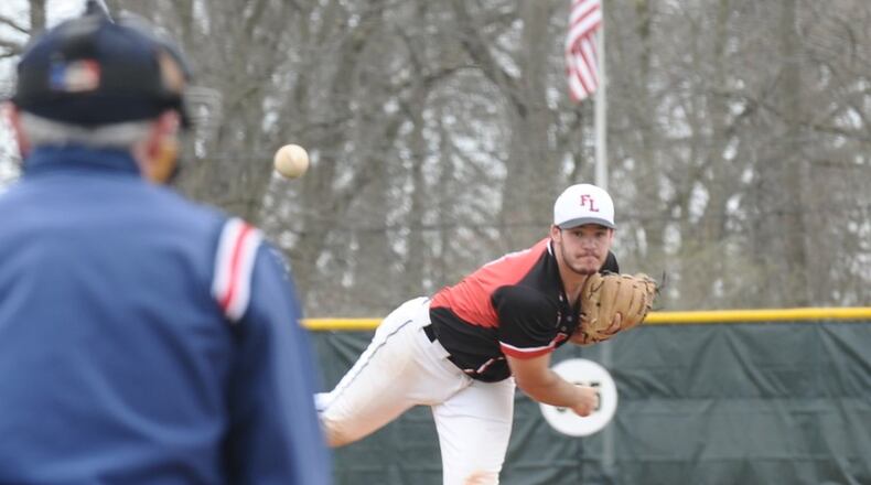 Pitcher CJ Billing of Fort Loramie High School is 3-0 with a 0.94 ERA and is hitting .375. GREG BILLING / CONTRIBUTED