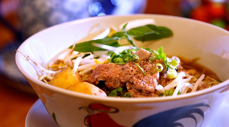Beef Noodle Soup from Nida Thai Cuisine, located at 853 E. Franklin St. in Centerville. LISA POWELL / STAFF