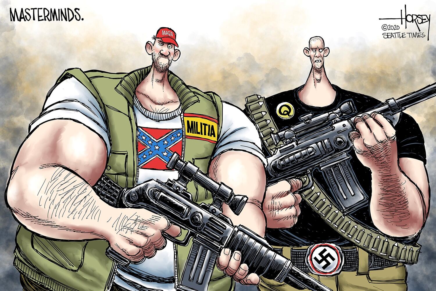 Week in cartoons: Town halls, Amy Coney Barrett and more