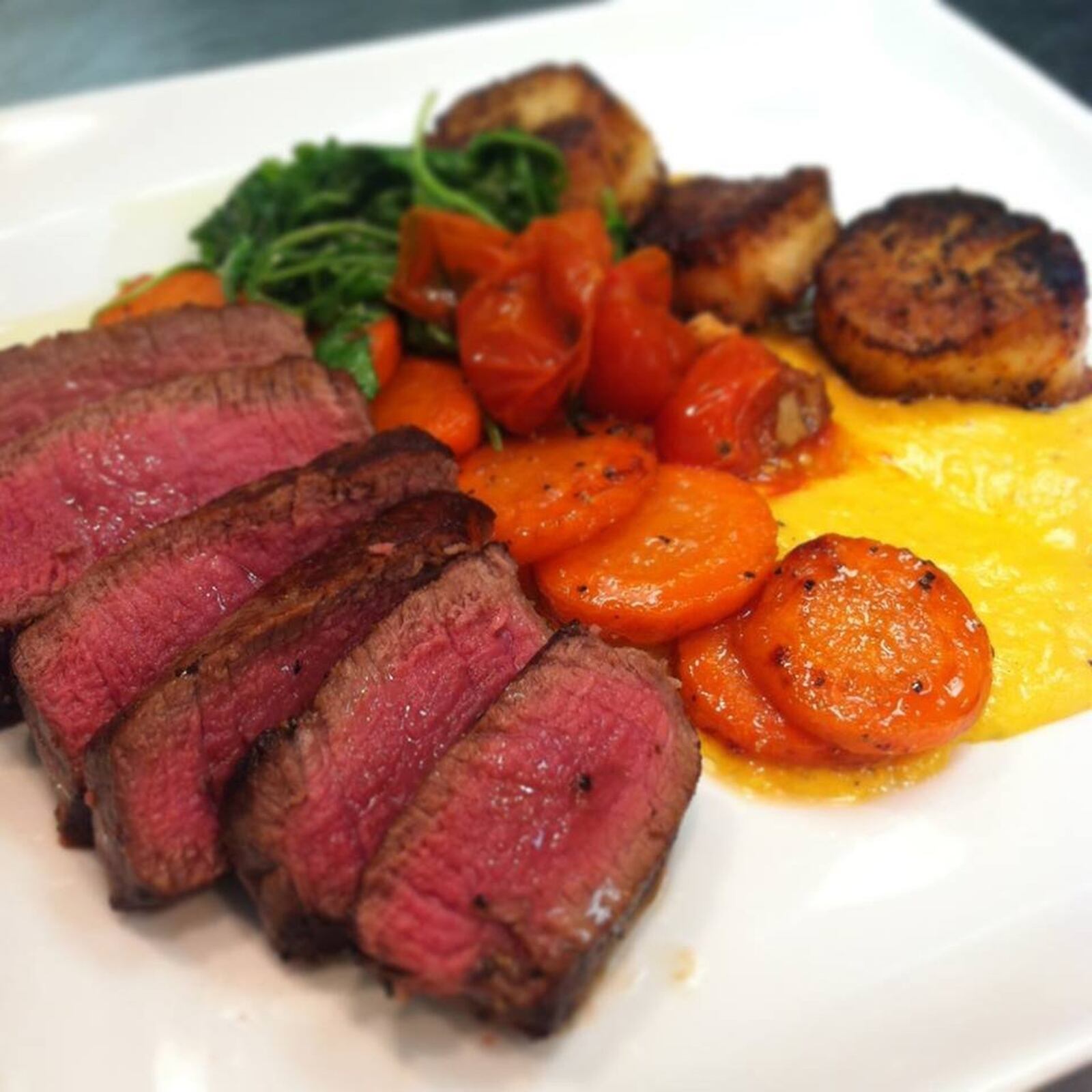 Salar Restaurant and Lounge in Dayton served this 7-ounce filet mignon seasoned with olive oil, sea salt and crushed black pepper served with mashed potatoes and haricot verts during a past Restaurant Week. (Submitted)