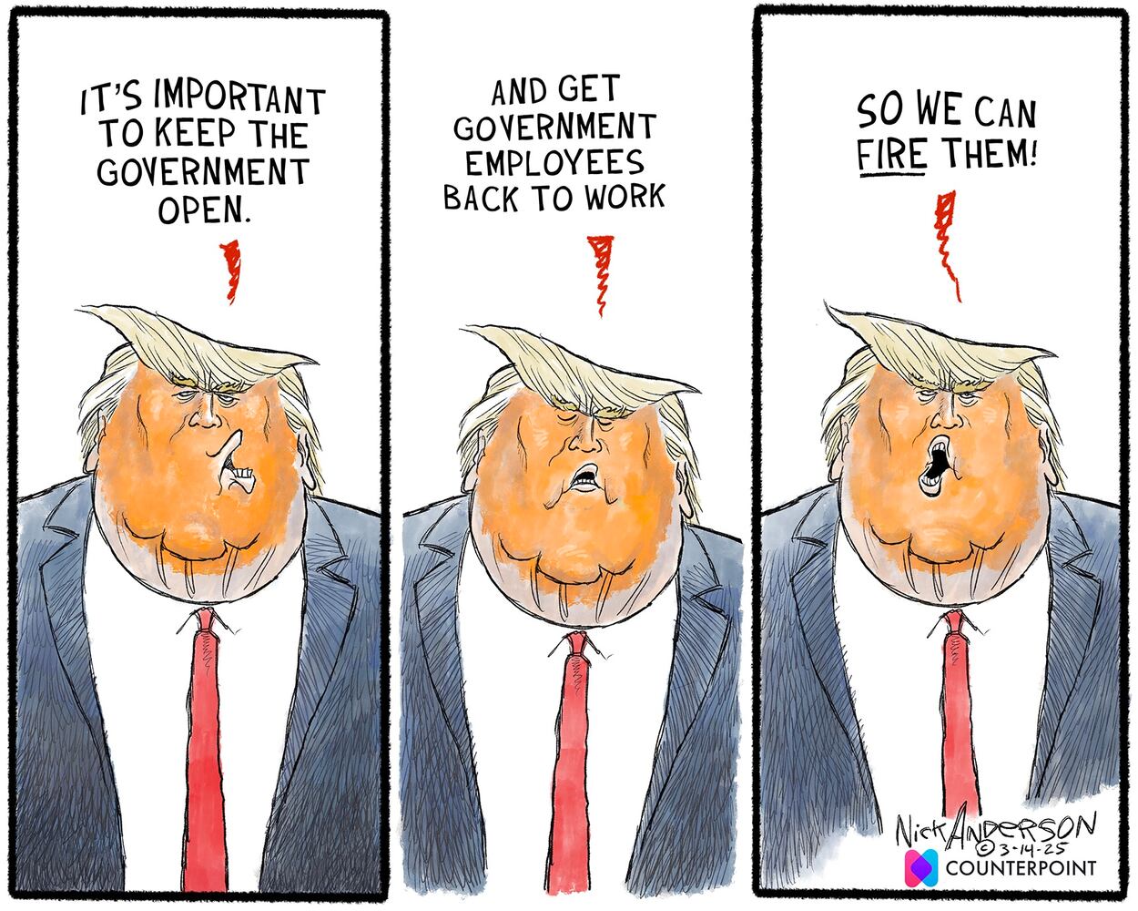 CARTOONS: Nick Anderson, March 20, 2025