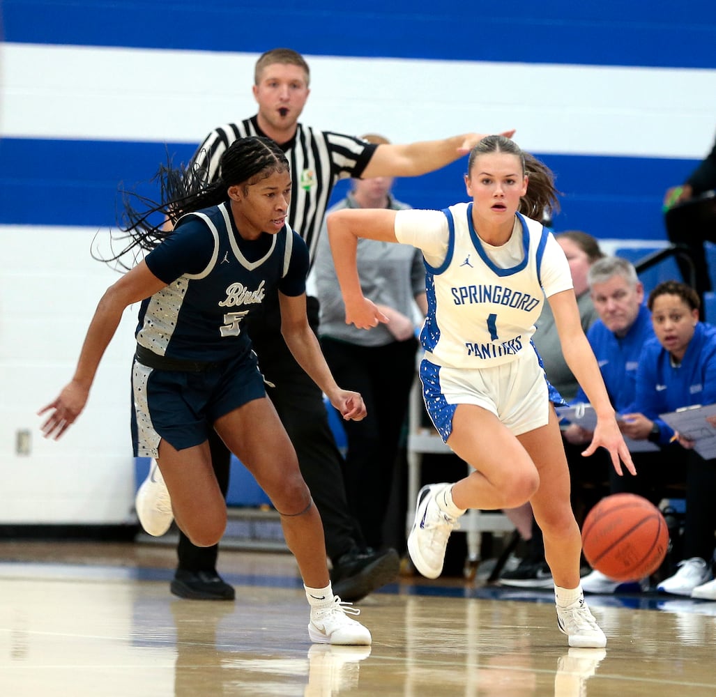 Fairmont Springboro basketball
