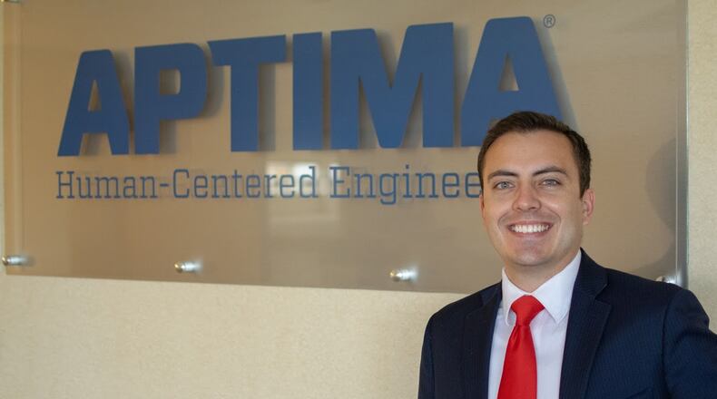 Zach Kiehl, Sentinel’s chief executive and president, said SafeGuard was borne of hours of work with the Air Force and elsewhere, devising a way to monitor worker safety. Contributed