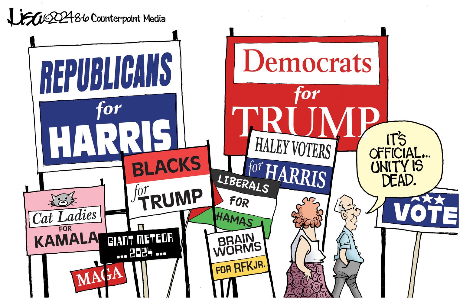 CARTOONS: Lisa Benson, Aug. 8, 2024