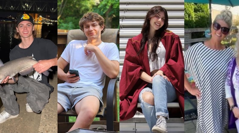 Hayden Rybicki, Shane Miller, Delaney Eary and Melissa Parrett were all killed Saturday, July 6, 2024, when a 21-year-old man shot several people at a 21st birthday party in Florence. CONTRIBUTED