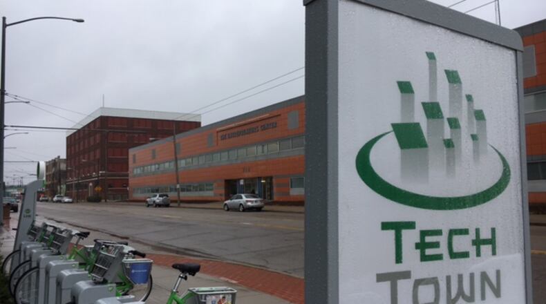 The Tech Town business park is part of the overall thriving Webster Station section of Dayton. THOMAS GNAU/STAFF
