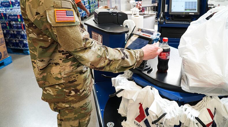 Military shoppers as well as civilians can show their support for armed services members by purchasing gift cards from the Exchange’s website, ShopMyExchange.com. CONTRIBUTED PHOTO