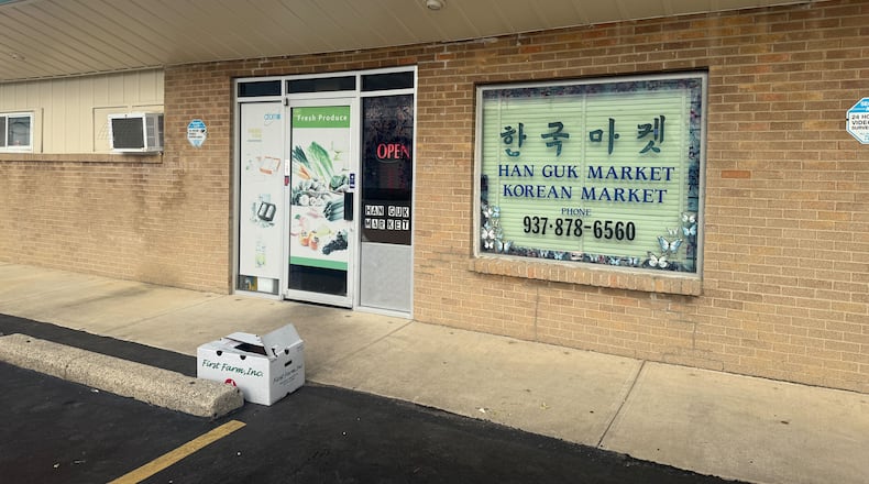Han Guk Market in Fairborn is selling cookies based off the popular Netflix series Squid Game. Photo by Alex Cutler