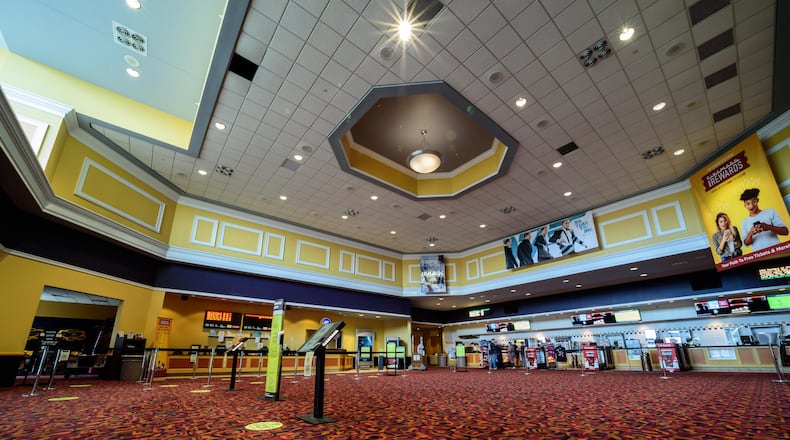 Cinemark The Greene 14 & IMAX reopened on Friday, August 14, 2020. The movie theater has been closed since March due to the COVID-19 pandemic. TOM GILLIAM/CONTRIBUTING PHOTOGRAPHER