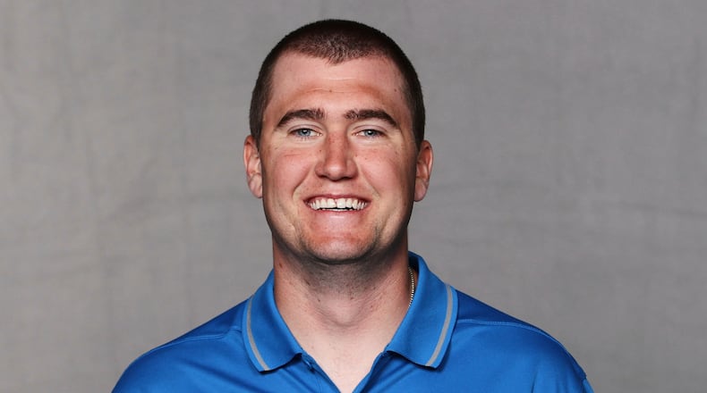 FILE - This is a 2024 file photo of Seth Ryan of the Detroit Lions NFL football team. (AP Photo/File)