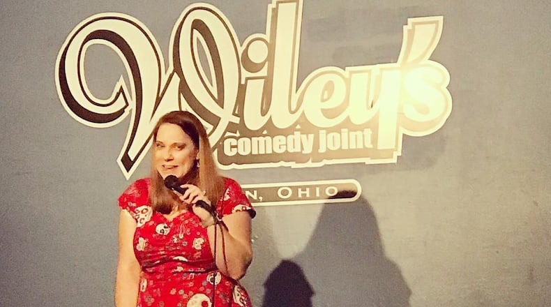 Amy Dolph, seen here performing at Wiley's Comedy Club, will host the second annual LaughFest in Troy on Nov. 4. CONTRIBUTED